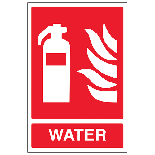 General Water Fire Extinguisher Safety Sign BS5499 Essential