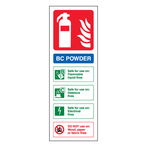 BC Powder Extinguisher EN ISO 7010 Compliant For Workplaces
