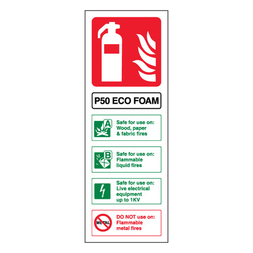 P50 Eco Foam Extinguisher For Workplaces Safe Fire Solution