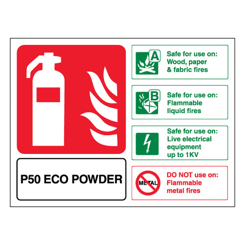 P50 Eco Powder Extinguisher Landscape for Safer Workplaces
