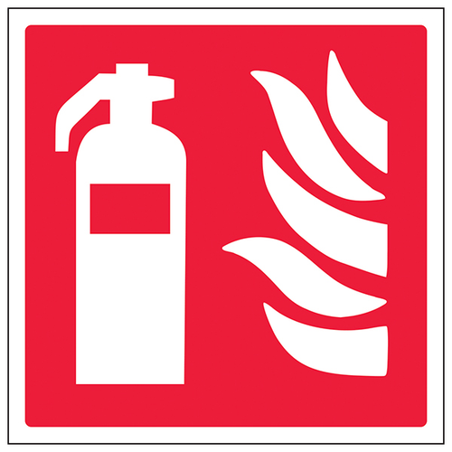 Fire Extinguisher Safety Sign BS Compliant For Workplace