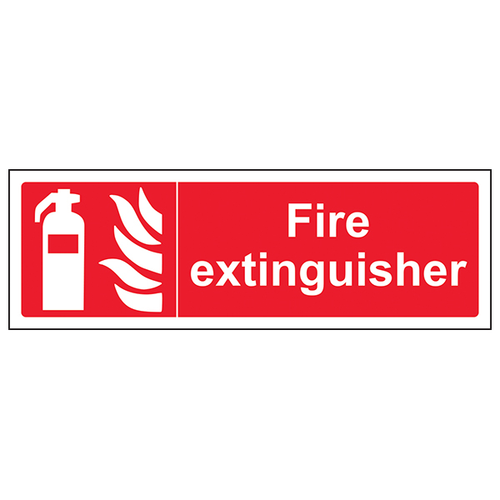 Fire Extinguisher Safety Sign Compliant For Workplace