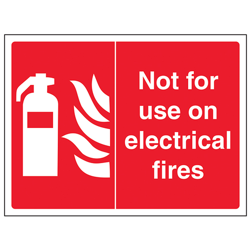 Electrical Fire Safety Sign Compliant For Workplace