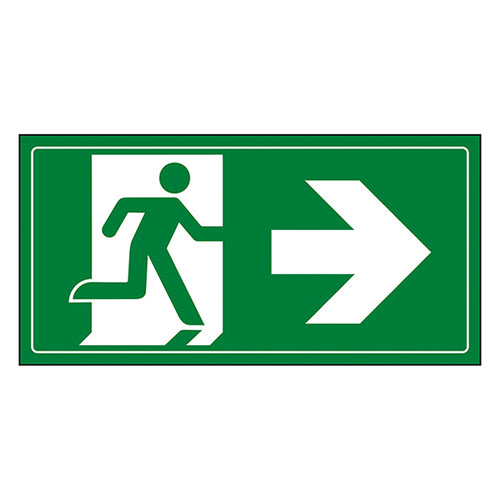 Fire Exit Safety Sign BS5499 Compliant Durable Office