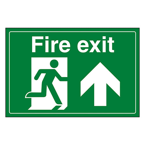 Fire Exit Safety Sign High Visibility Durable For Workplace