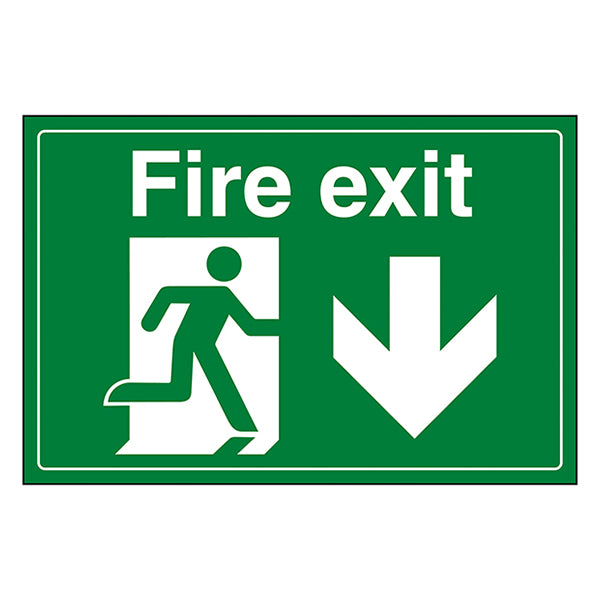 Fire Exit Safety Sign EN ISO 7010 Essential For Buildings