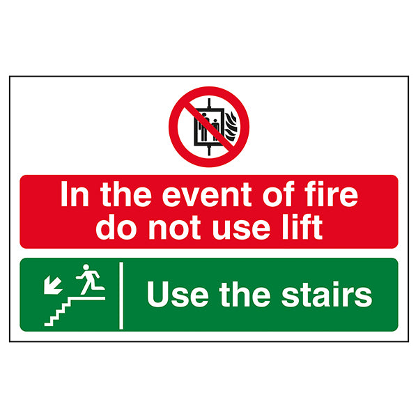 Fire Safety Sign BS Compliant High Visibility For Workplace