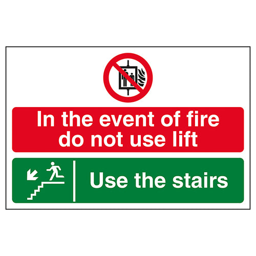 Fire Safety Sign BS Compliant High Visibility For Workplace