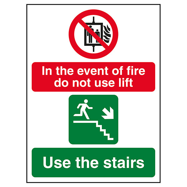 Fire Escape Safety Sign EN ISO 7010 Compliant Workplace