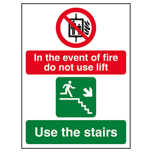 Fire Escape Safety Sign EN ISO 7010 Compliant Workplace