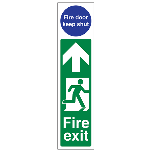 Fire Exit Door Plate Safety Sign Certified For Work