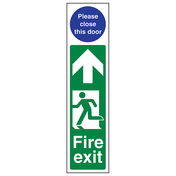 Fire Exit Door Plate Safety Sign Compliant For Offices