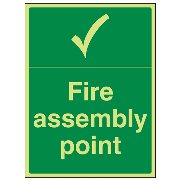 Fire Assembly Point GITD Safety Sign Compliant Workplace