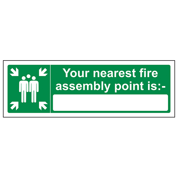 Fire Assembly Point Safety Sign EN ISO Workplace Compliant