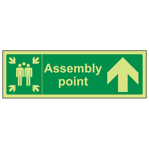 GITD Assembly Point Safety Sign Compliant For Staff