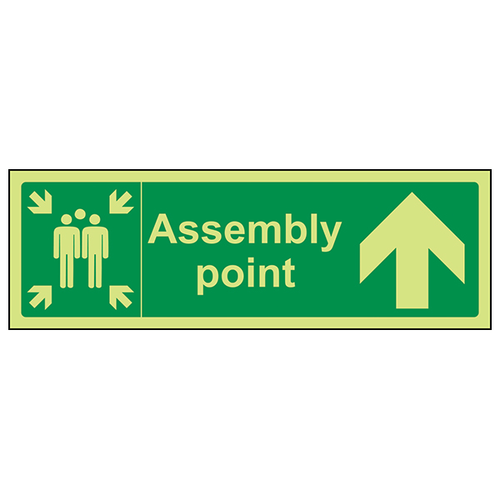 GITD Assembly Point Safety Sign Compliant For Staff