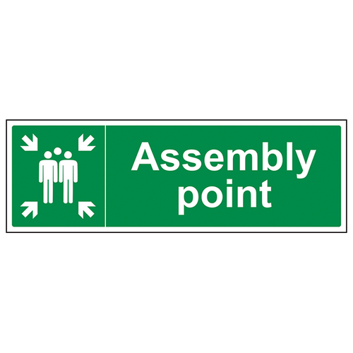 Assembly Point Safety Sign Essential EN ISO 7010 For Staff
