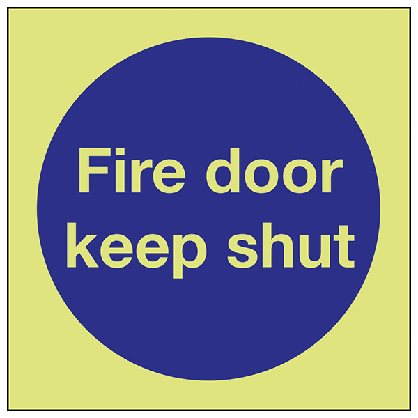 GITD Fire Door Keep Shut Safety Sign For Businesses