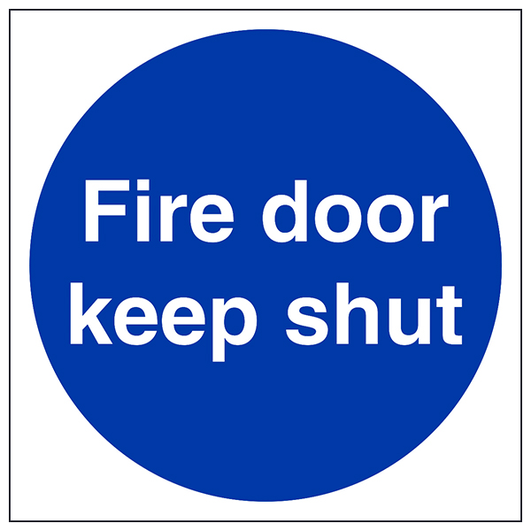 Fire Door Keep Shut Safety Sign Compliant For Business