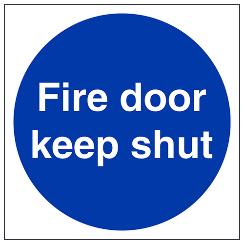 Fire Door Keep Shut Safety Sign Compliant For Business