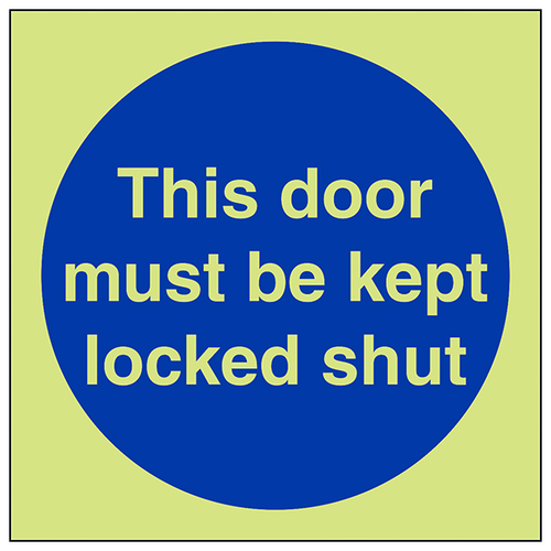 GITD Fire Door Safety Sign Compliant For Businesses