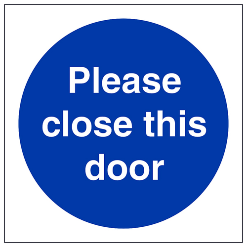 Fire Door Safety Sign Please Close This Door For Businesses