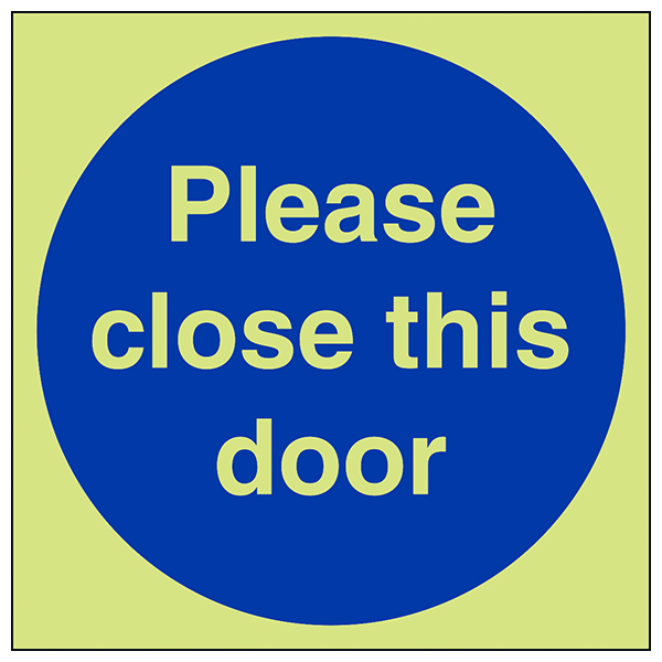 GITD Please Close This Door Safety Sign For Businesses