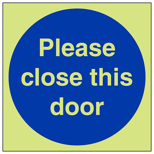 GITD Please Close This Door Safety Sign For Businesses