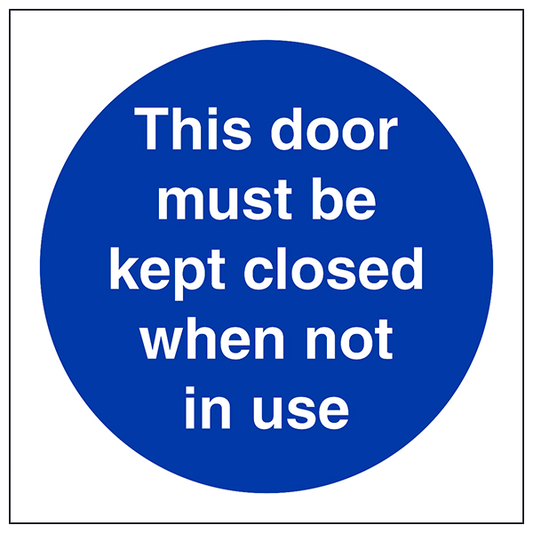 Fire Door Safety Sign Compliant Notice For All Businesses