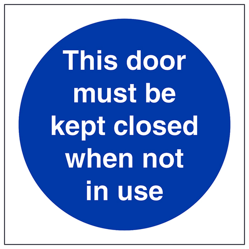 Fire Door Safety Sign Compliant Notice For All Businesses