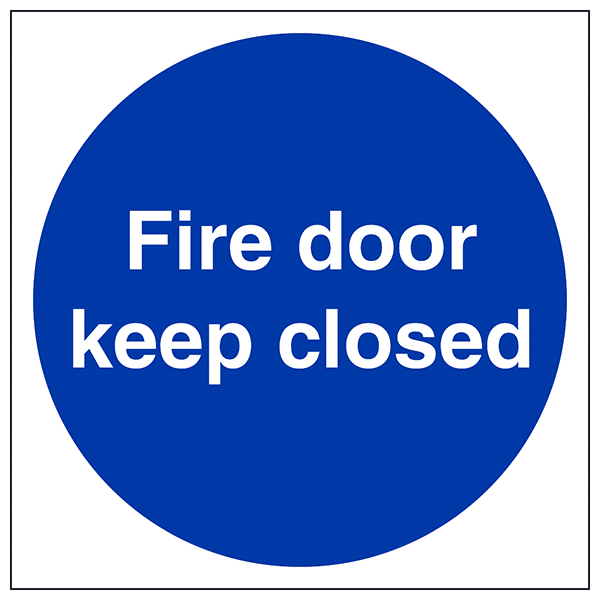 Fire Door Keep Closed Safety Sign Compliant For Business