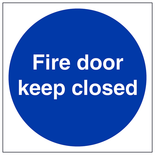 Fire Door Keep Closed Safety Sign Compliant For Business