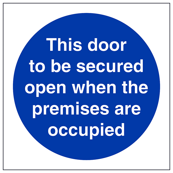 Fire Door Keep Clear Safety Sign Compliant For Businesses