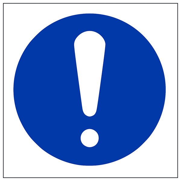 Exclamation Mark Safety Sign Business Compliant Fire Door