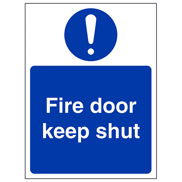 Fire Door Keep Shut Safety Sign Compliant For Business