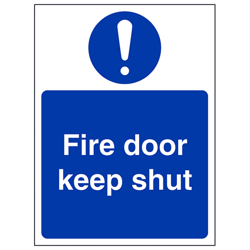 Fire Door Keep Shut Safety Sign Compliant For Business