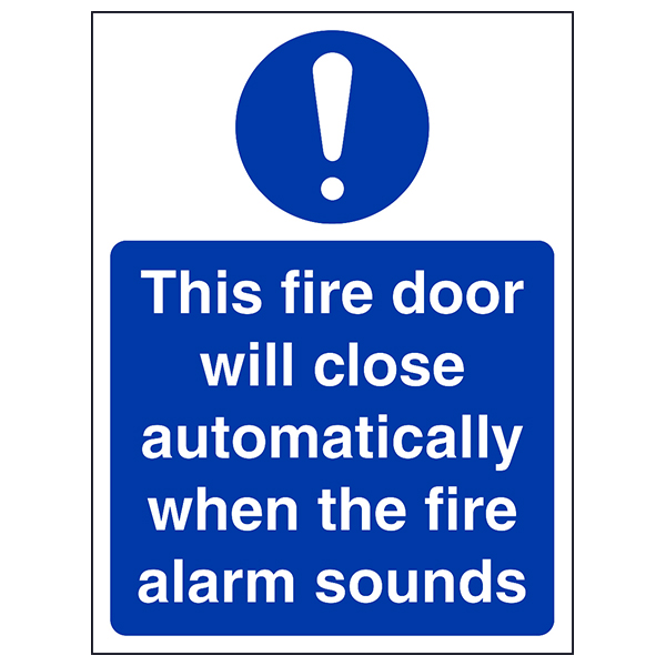 Fire Door Safety Sign Compliant Essential For Businesses
