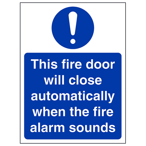Fire Door Safety Sign Compliant Essential For Businesses