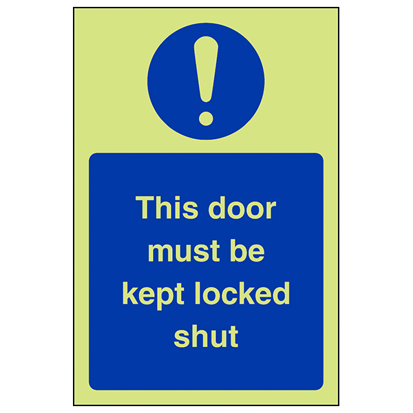 GITD Fire Door Safety Sign Compliant For Businesses