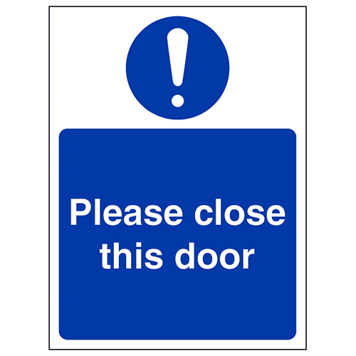 Please Close This Door Safety Sign Fire Door For Workplace