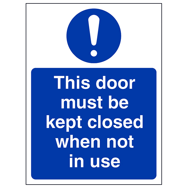 Fire Door Safety Sign Essential Compliant For Businesses