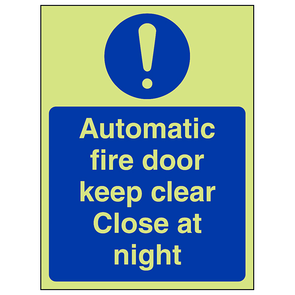 Gitd Fire Door Safety Sign Keep Clear For Business Premises