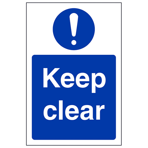 Fire Door Keep Clear Safety Sign For Business Owners