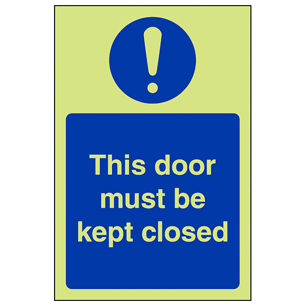GITD Fire Door Safety Sign Compliant For Businesses