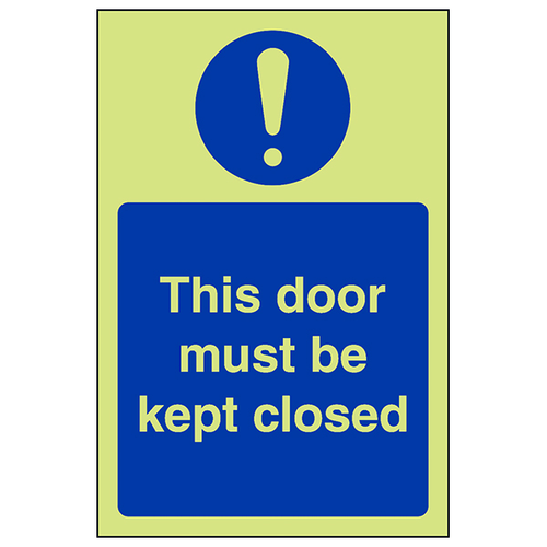 GITD Fire Door Safety Sign Compliant For Businesses