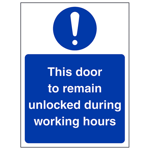Fire Door Safety Sign Compliant For Workplaces Businesses