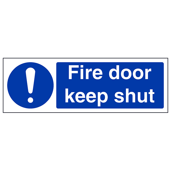 Fire Door Keep Shut Safety Sign Compliance For Buildings