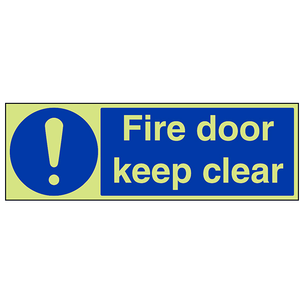 GITD Fire Door Safety Sign Compliant Essential For Business