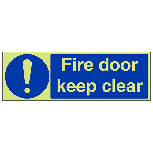 GITD Fire Door Safety Sign Compliant Essential For Business