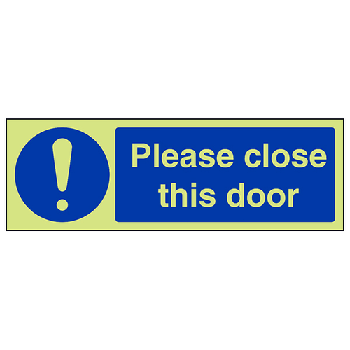 GITD Please Close This Door Safety Sign Compliant Workplace